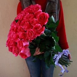 Букет из 51 розы 70 см Эквадор