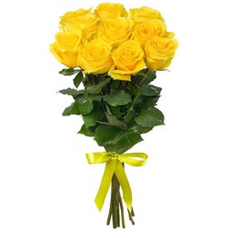 Букет из желтых 11 роз