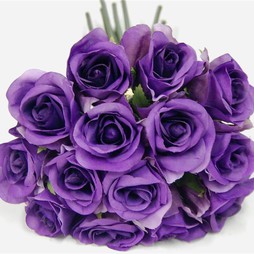 15 фиолетовых роз