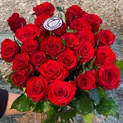 25 роз Ред Игл 50 см